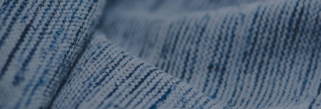 Close view of terry weave showing the loop pile