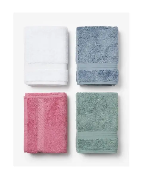 Handuk wajah dan tangan warna pastel
