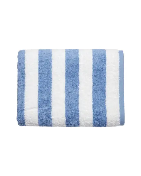 Handuk kolam garis biru
