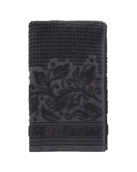 Handuk tangan jacquard hitam